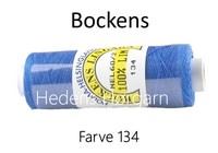Bockens Hør 60/2 farve 134 blå